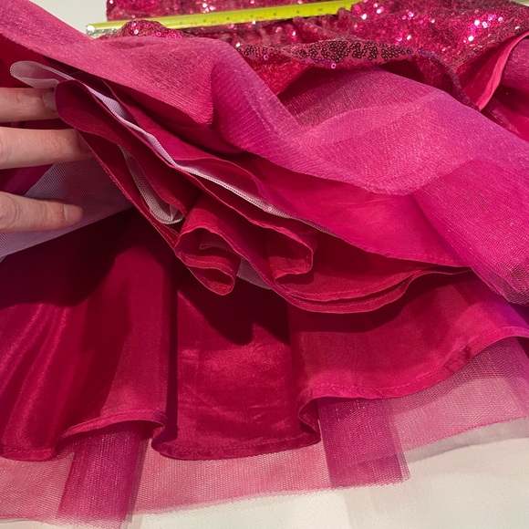 Barbie pink sequin party / graduation dress - Picture 5 of 8